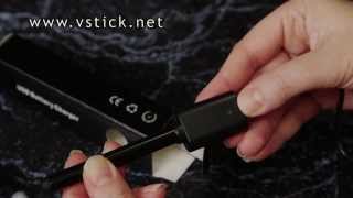 Charging the AccuVape VStick vaporizers with the corded USB Charger [upl. by Eerehc106]