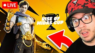 Fortnite MIDAS CUP Tournament to UNLOCK MIDAS EARLY High Ping Challenge [upl. by Notrub]