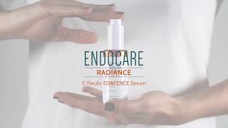 Cómo utilizar ENDOCARE RADIANCE C Ferulic EDAFENCE Serum [upl. by Hamlin]