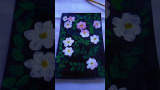 wild rose easy painting ll stepbysteppaintingforbeginners art acrylicpainting [upl. by Paske]