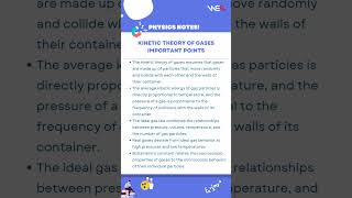 Mastering KINETIC THEORY OF GASES For IIT JEE and NEET Preparation  Important Notes And Formulas [upl. by Ayhdnas766]