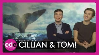 Tom Holland and Cillian Murphy on being covered with KY Jelly for In the Heart of the Sea [upl. by Lowrie238]