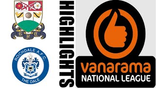 Barnet FC 21 Rochdale AFC Highlights amp Goals  National League 20242025 [upl. by Yrocej]