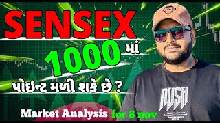 SENSEX weekly Expiry special  Market analysis for 8 nov tradingtalks trading stockmarket [upl. by Yraunaj380]