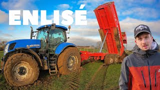 Je MENTERRE avec le NEWHOLLAND FUMIER 2022 [upl. by Sigismundo]