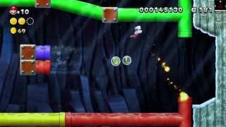 New Super Mario Bros U Mundo 1  Pradera Bellotera Nivel Secreto [upl. by Clapper50]