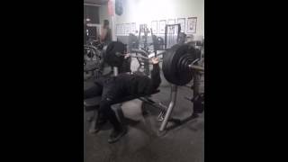 Benching 350 for paused reps at 170 [upl. by Elamef105]