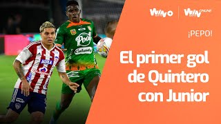 ¡Asombroso El primer gol Juan Fernando Quintero con Junior [upl. by Nahamas]