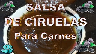 COMO PREPARAR SALSA DE CIRUELAS Para Carnes recetasyicaos recetas recetasfaciles cenanavideña [upl. by Asilam917]