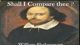 Shall I Compare thee by William Shakespeare [upl. by Ronel]