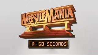 WrestleMania in 60 seconds WrestleMania XII [upl. by Ardell]