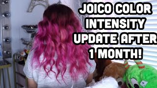 Joico color intensity Update after 1 month [upl. by Aticnemrac42]