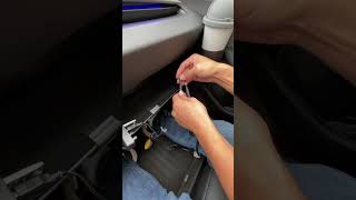 Tesla Model 3 lighting install stepbystep LEDLighting InteriorLighting Model3Interior TeslaDIY [upl. by Retsof]