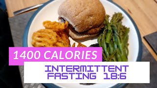 Intermittent Fasting 186  1400 calories  10k steps  Weight Loss [upl. by Ocirrej]