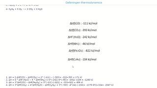2 Berekenen van de reactie enthalpie [upl. by Harima779]