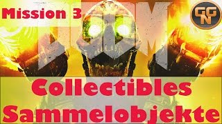 Doom 2016 Alle Sammelobjekte  All Collectibles  Mission 3  Kernschmelze  German Guide [upl. by Cecelia]