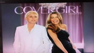 Ellen DeGeneres and Sofia Vergara Cover Girl Commercial [upl. by Naltiac403]