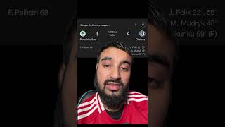 Panathinaikos 14 Chelsea full time reaction highlights chelsea panathinaikos pellistri [upl. by Ginsburg]