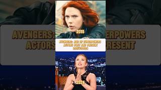 Avengers age of hypergamy actors past and present thenandnow celebrity [upl. by Redd]