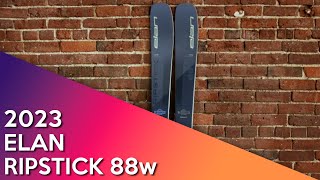 2023 Elan Ripstick 88w  Ski Review [upl. by Anaigroeg76]