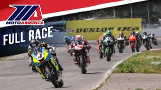 MotoAmerica Supersport Race 2 at Brainerd 2023 [upl. by Aelc]