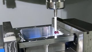 Renishaw Probe Accuracy Test in a Haas CNC Mill [upl. by Flodur]