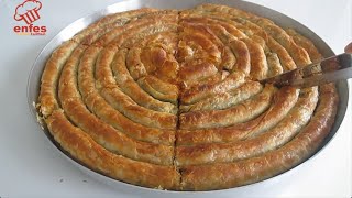 ÖYLE BİR BÖREK TARİFİM VARKİ 😉 ÇITIR ÇITIR YİYENLER BİR DAHA İSTEYECEK 😍 OKLAVASIZ EL AÇMALI 👍💯 [upl. by Gray]