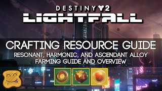 Destiny 2 The Final Shape Crafting Resource Guide  Ascendent Alloy Farming Guide [upl. by Ablem92]