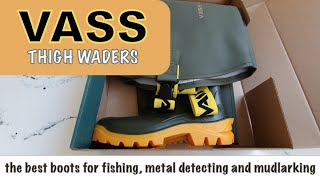 The best mudlarking boots ever  Vass thigh waders [upl. by Levey]