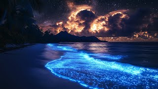 6 Hours Ocean Waves for Deep Sleep  Goodbye Insomnia Stress and Anxiety Relief  Peaceful Night [upl. by Pangaro103]