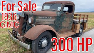 For Sale 1936 GMC Truck 300 HP LS Swap [upl. by Peter144]