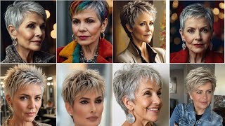 65 MediumLength Haircuts For Women Over 60 [upl. by Notloc]