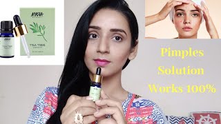 How to use Tea Tree oil for Pimples  Scars and acne prevention The Beauty Devika [upl. by Vacla223]