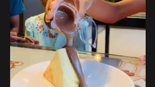 San Sebastian cake kazhikan poyallo 🍰🌝🤩sillythingswithagnes shorts sansebastiancheesecake [upl. by Berners]