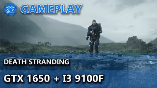 GTX 1650  i3 9100F  Death Stranding em 1080p [upl. by Alayne926]