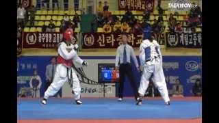 7th Korea Open Taekwondo Championships Female SEMIFinal Senior 1 49kg Mora vs Bates [upl. by Schmitt524]