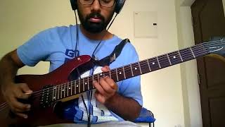 Kaththi aathi guitar solo cover [upl. by Ybrek595]