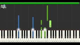 Cats In The Cradle  Ugly Kid Joe  Adelina Piano synthesia tutorial [upl. by Athalla]