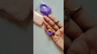 DIY Keychain 💜💜 shorts diy keychain youtubepartner [upl. by Nosac351]