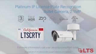 Platinum Network IP License Plate Recognition Camera 21MP [upl. by Hickie]