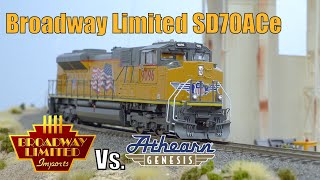 Broadway Limited HO Scale SD70ACe Paragon 4 DCC Sound Review [upl. by Oiramed]