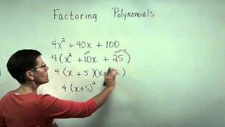 Introductory Algebra  Factoring Trinomials  a equals 1  part 2 [upl. by Clynes807]