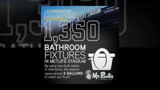 Conservation Champion MetLife Stadium  Super Bowl XLVIII Mr Rooter Plumbing [upl. by Nasar]