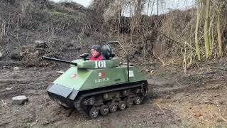 Mini Czołg Mini Tank Paintball Tank Mini tanks [upl. by Yelrihs]