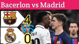 El Clásico Thriller Barcelona vs Real Madrid Full Game Highlights October [upl. by Nirad427]