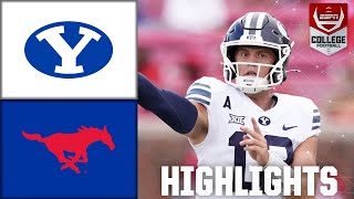 BYU Cougars vs SMU Mustangs  Full Game Highlights  ESPN College Football [upl. by Brackett]