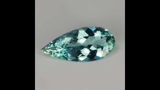 Pear Shape Brilliant Cut Green Beryl 311 Carats [upl. by Hsizan]