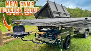 NEW Swing Out Grill and MORE My DIY Camping Trailer AKA Trailer Swift [upl. by Akitan]