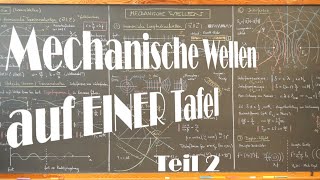 PHYSIKABIVORBEREITUNG Mechanische Wellen auf EINER Tafel  Teil 2 zweidimensionale Wellen [upl. by Bagley48]