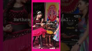 Nethra chlo🪩👀🍁nethra ramyajoo vennila janani dance trending viralvideo [upl. by Yeoz]